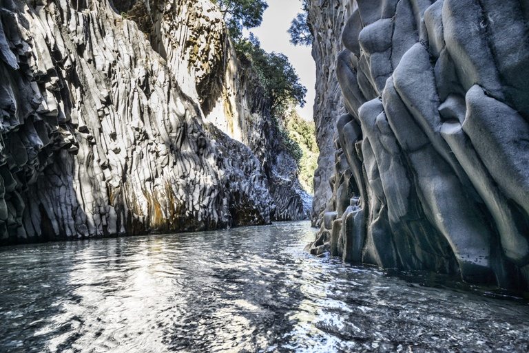 Alcantara gorges